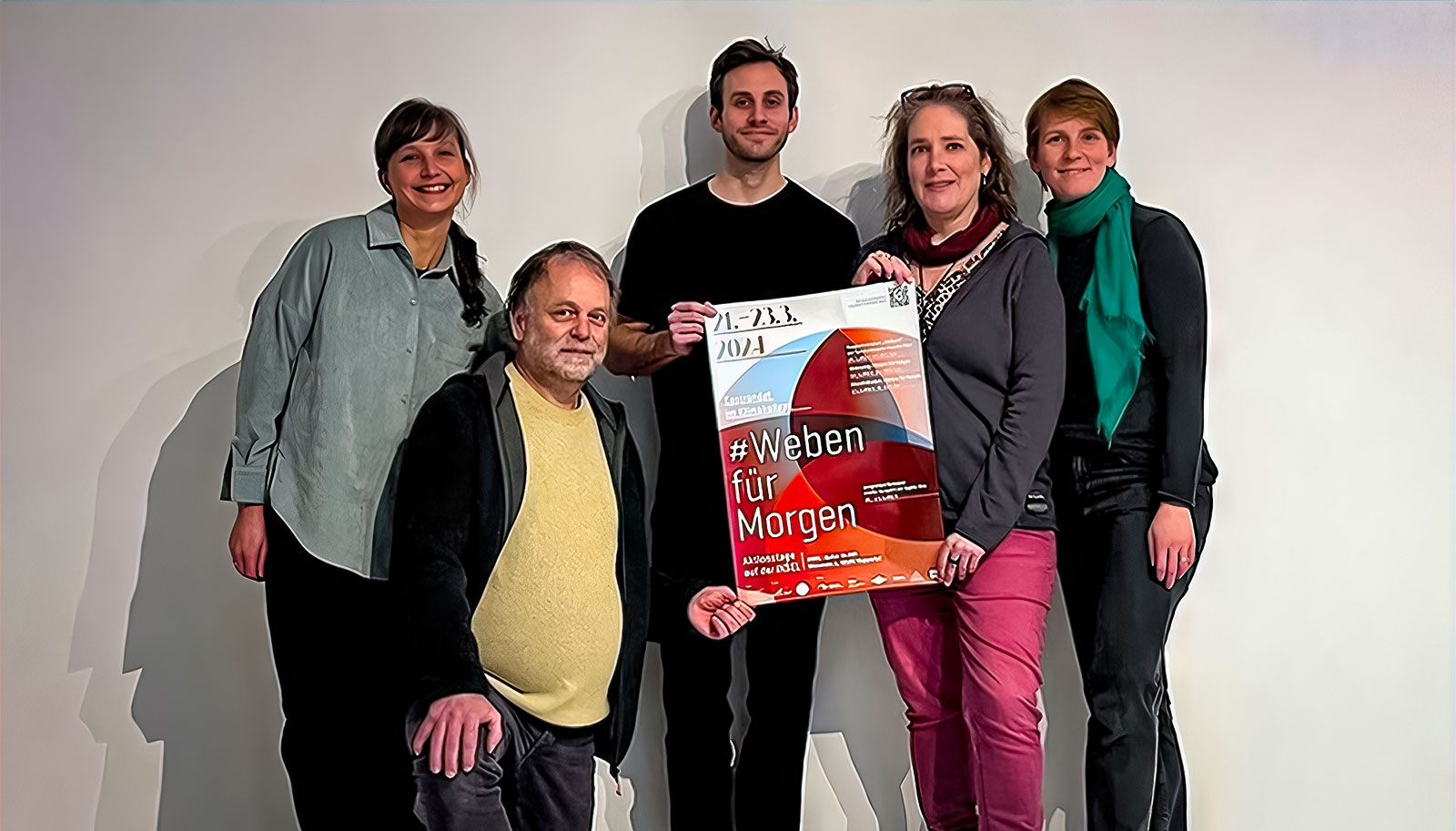 Das Orgateam (v.l.): Annika Kompart, Michael Felstau, Jan Möllmer, Uta Atzpodien, Franziska Hartmann.